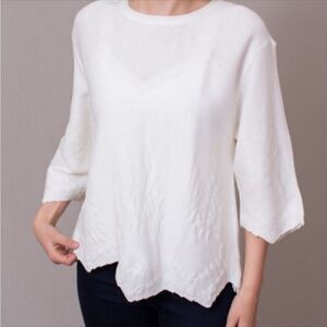 J.O.A Los Angeles Off White Sweater Size XS